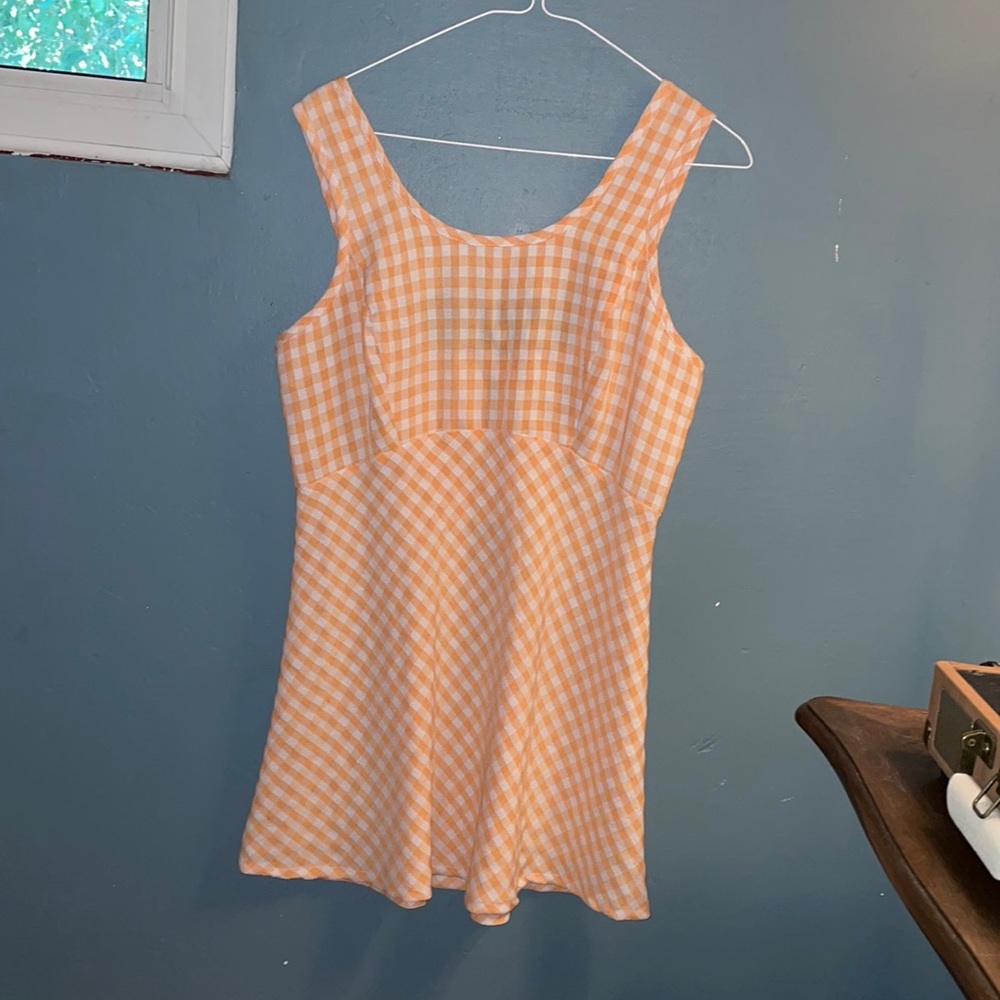 Vintage orange dress